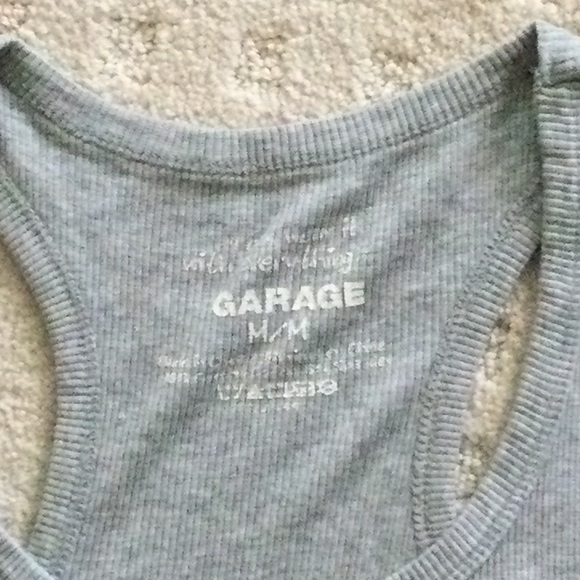 Garage women’s grey tank top - Picture 2 of 2